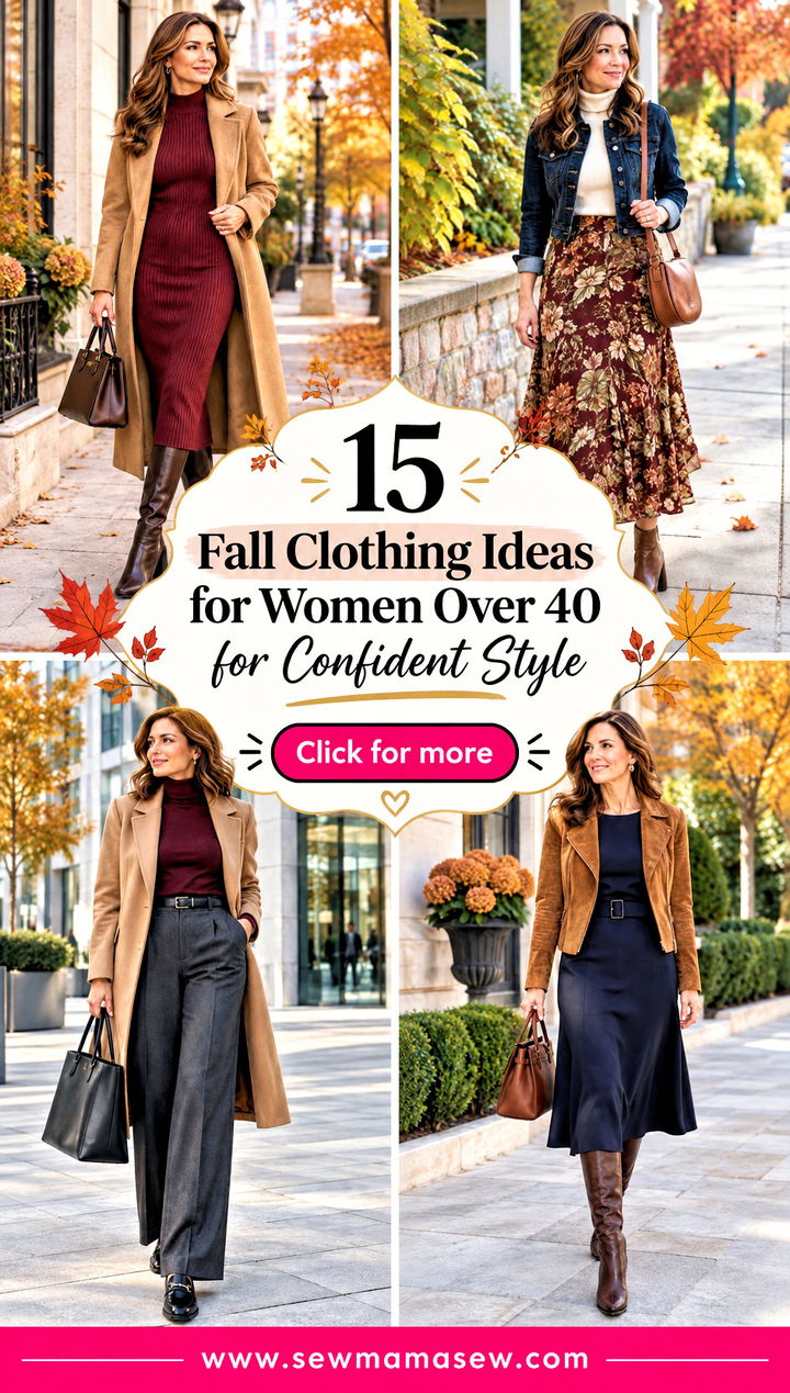 15 Fall Clothing Ideas for Women Over 40 for Confident Style - 15 Fall Clothing Ideas for Women Over 40 for Confident Style