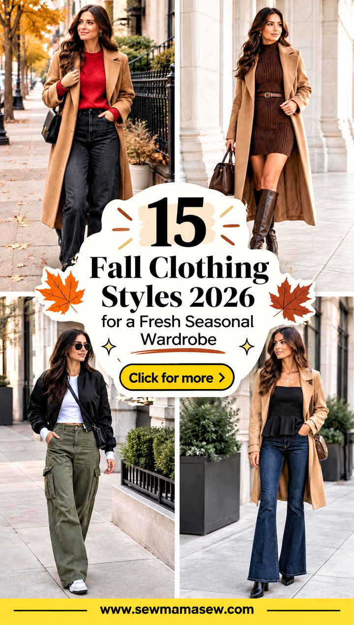 15 Fall Clothing Styles 2026 for a Fresh Seasonal Wardrobe - 15 Fall Clothing Styles 2026 for a Fresh Seasonal Wardrobe