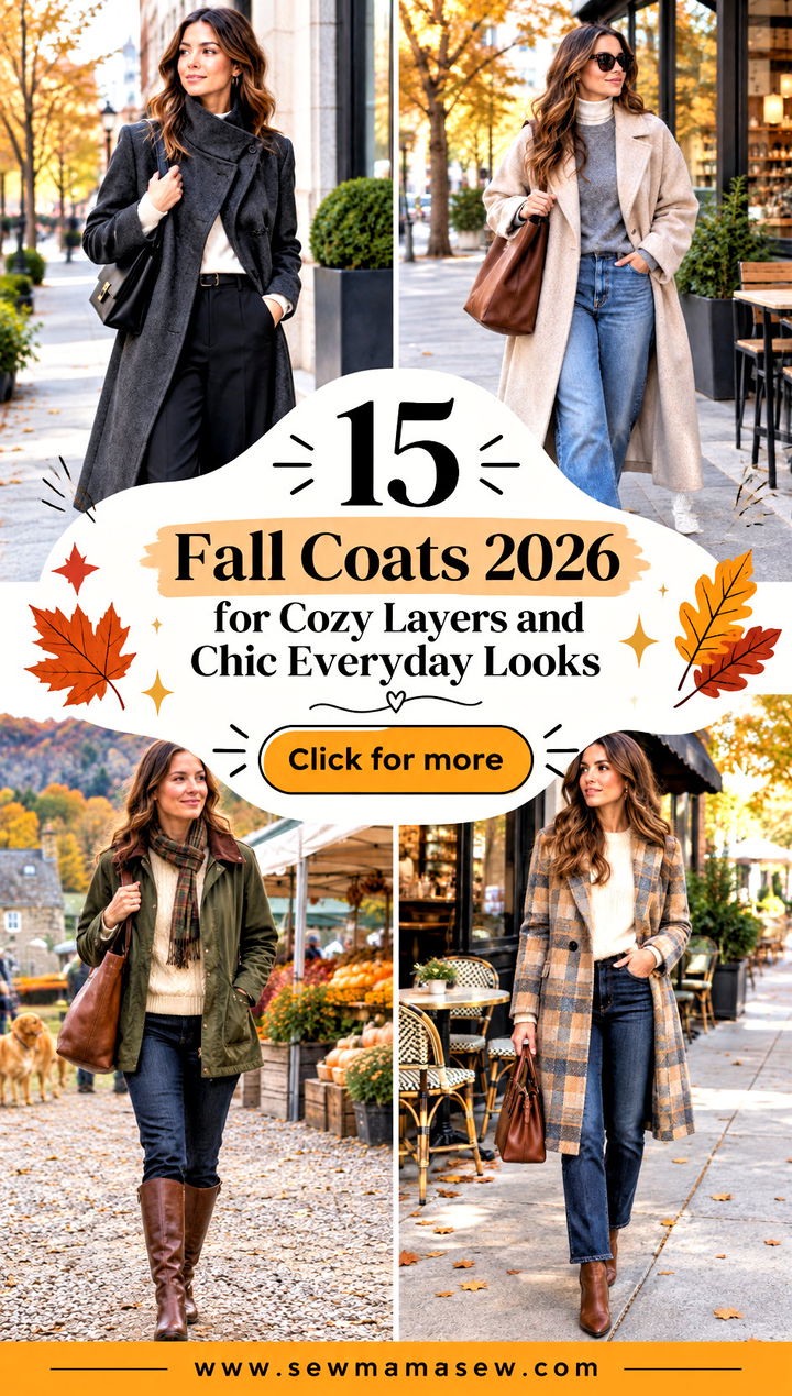 15 Fall Coats 2026 for Cozy Layers and Chic Everyday Looks - 15 Fall Coats 2026 for Cozy Layers and Chic Everyday Looks