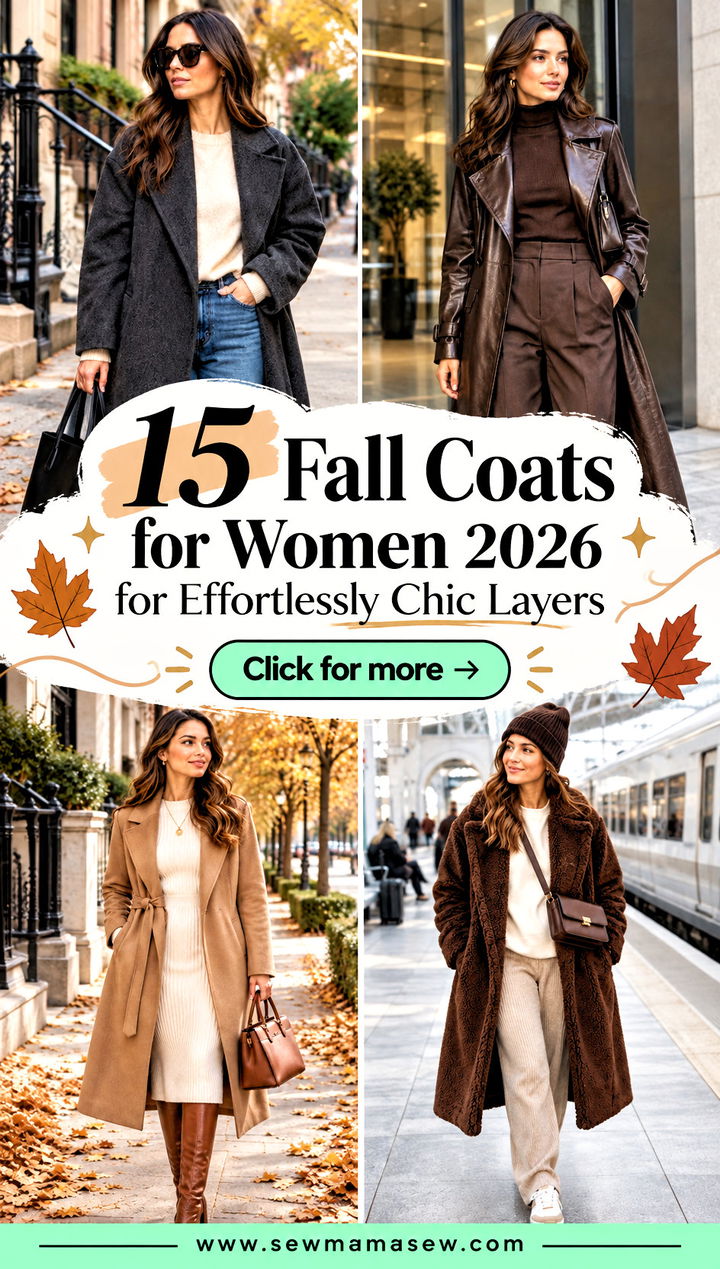 15 Fall Coats for Women 2026 for Effortlessly Chic Layers - 15 Fall Coats for Women 2026 for Effortlessly Chic Layers