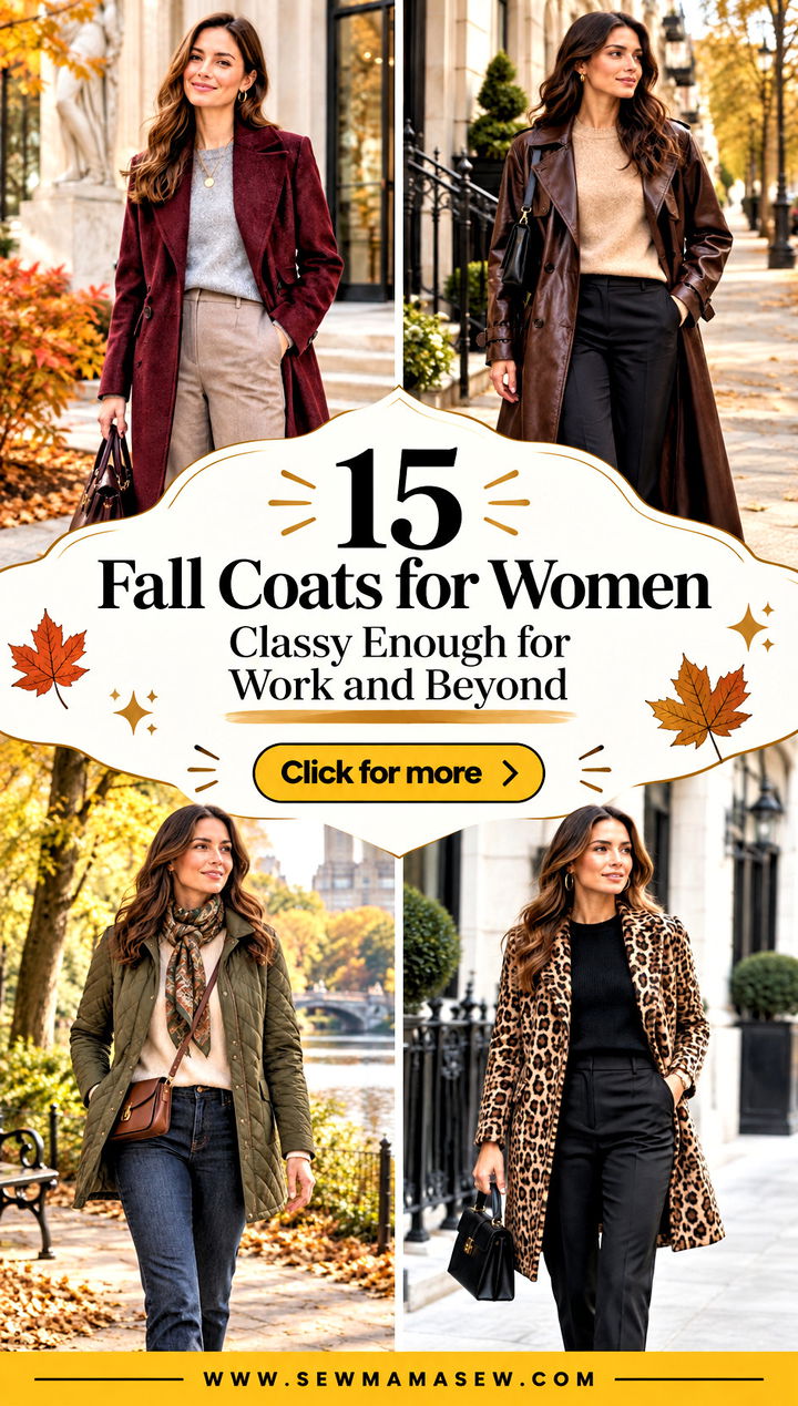 15 Fall Coats for Women Classy Enough for Work and Beyond - 15 Fall Coats for Women Classy Enough for Work and Beyond