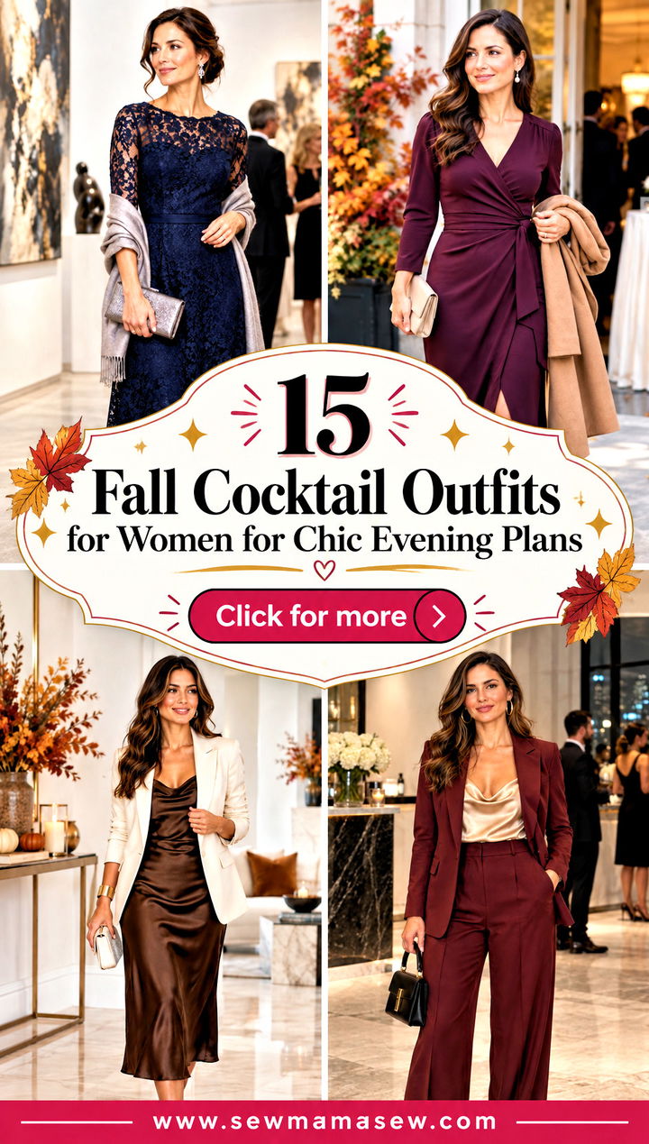 15 Fall Cocktail Outfits for Women for Chic Evening Plans - 15 Fall Cocktail Outfits for Women for Chic Evening Plans