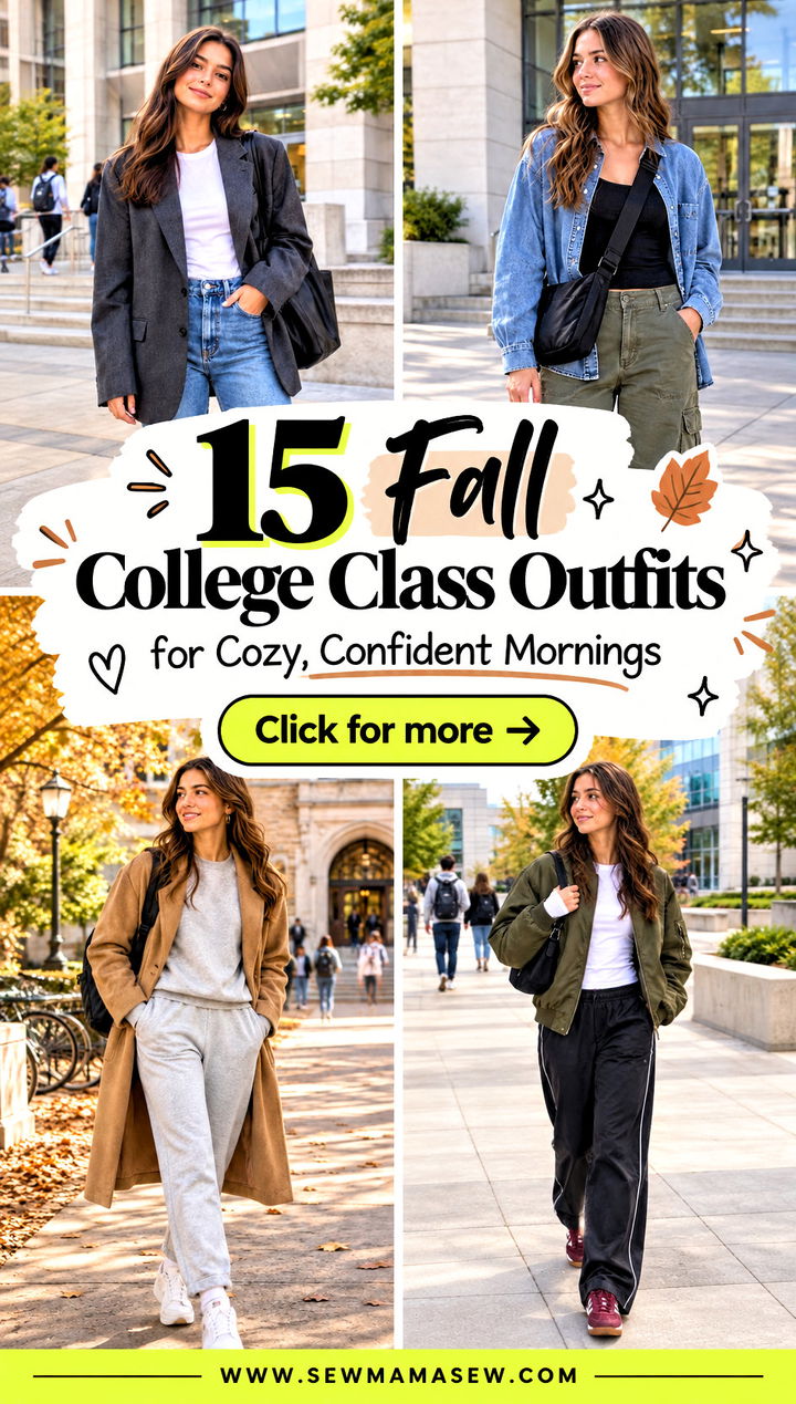 15 Fall College Class Outfits for Cozy Confident Mornings - 15 Fall College Class Outfits for Cozy, Confident Mornings