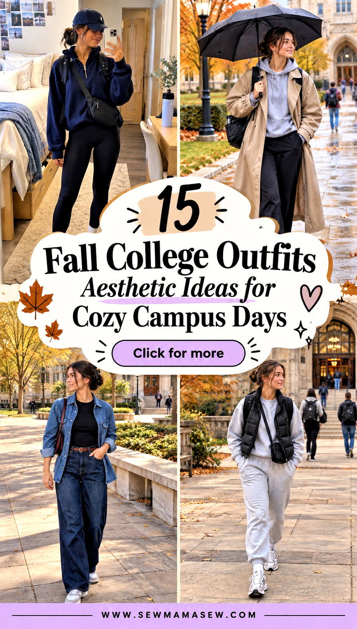 15 Fall College Outfits Aesthetic Ideas for Cozy Campus Days - 15 Fall College Outfits Aesthetic Ideas for Cozy Campus Days