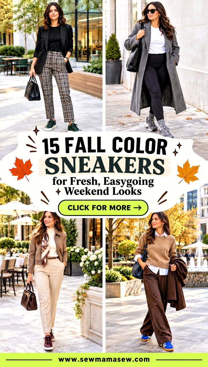 15 Fall Color Sneakers for Fresh Easygoing Weekend Looks - 15 Fall Color Sneakers for Fresh, Easygoing Weekend Looks
