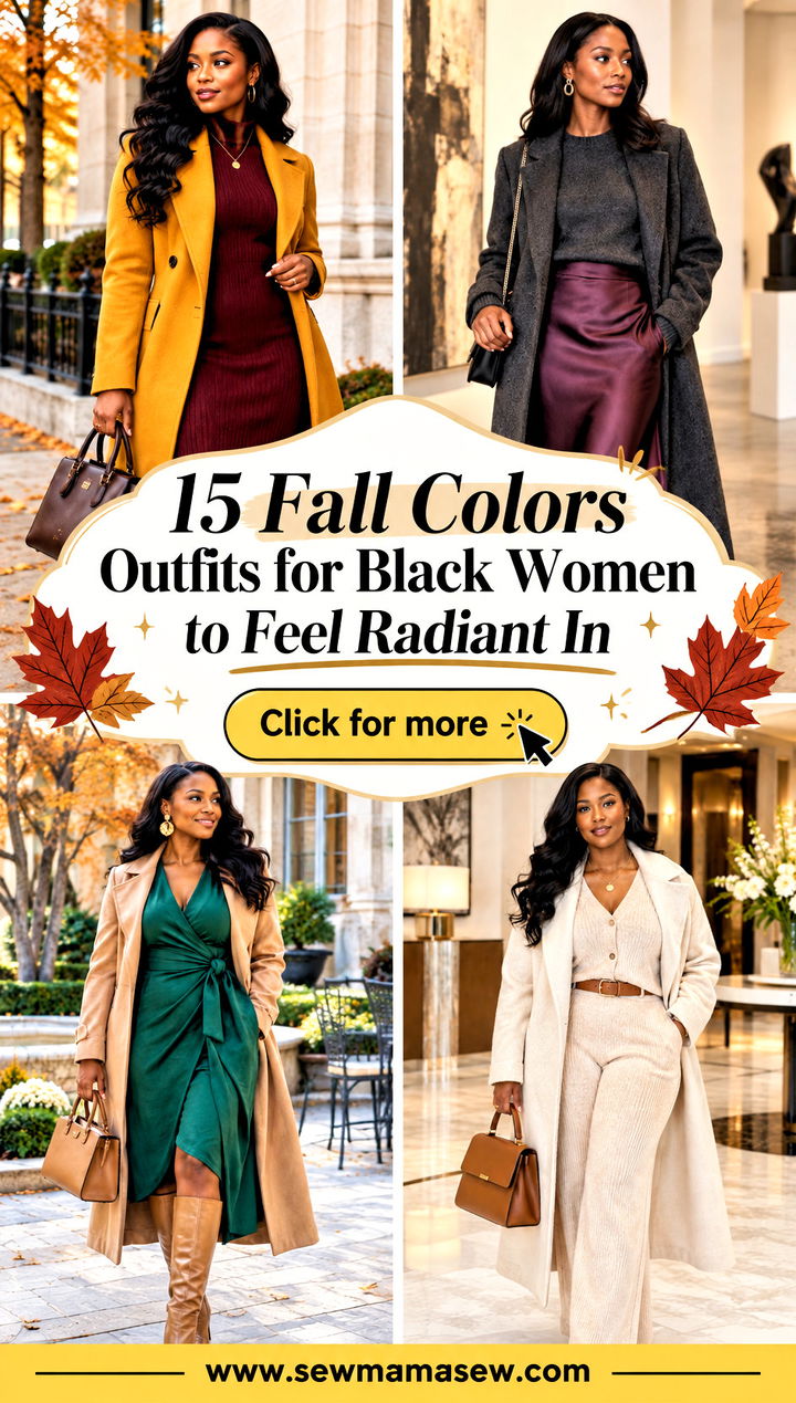 15 Fall Colors Outfits for Black Women to Feel Radiant In - 15 Fall Colors Outfits for Black Women to Feel Radiant In