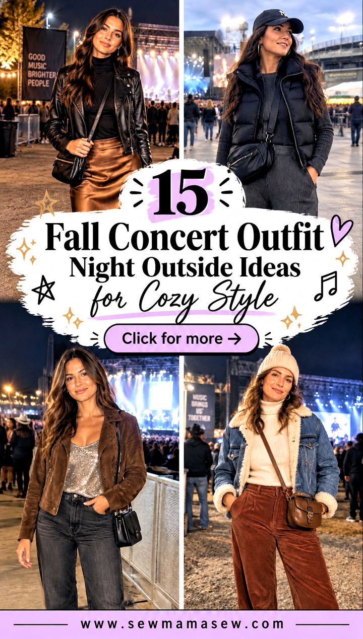 15 Fall Concert Outfit Night Outside Ideas for Cozy Style - 15 Fall Concert Outfit Night Outside Ideas for Cozy Style
