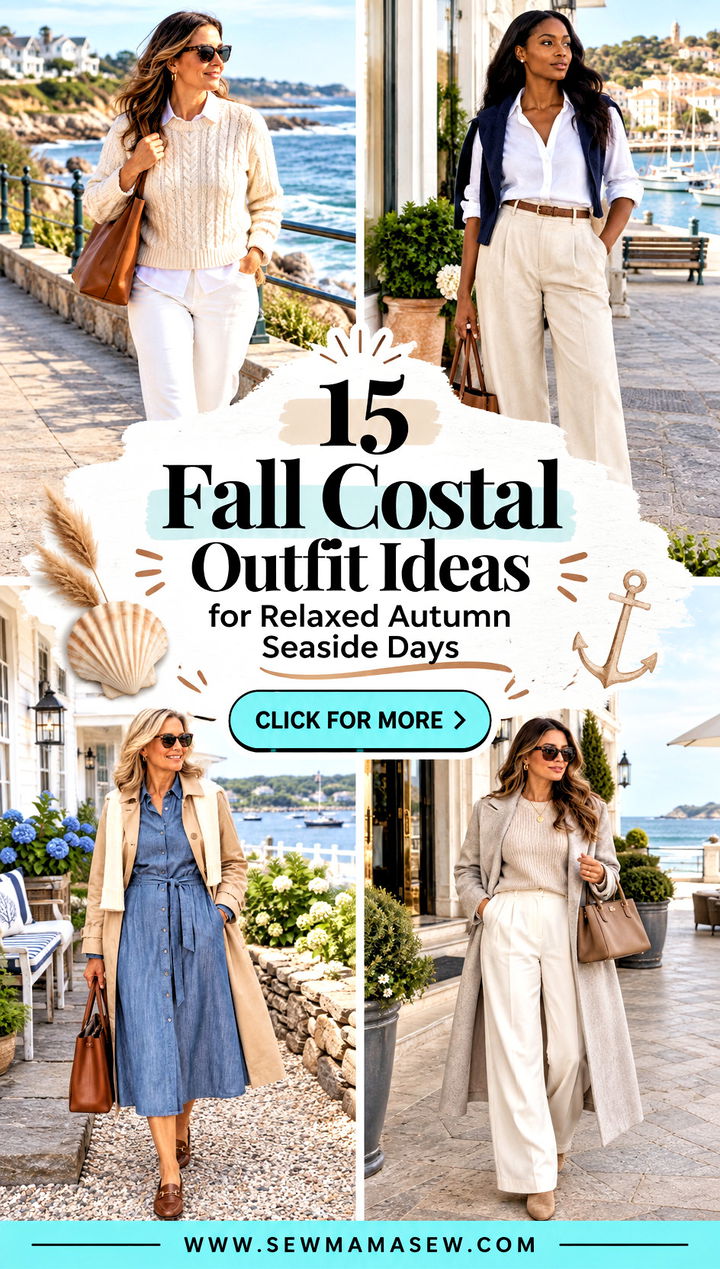 15 Fall Costal Outfit Ideas for Relaxed Autumn Seaside Days - 15 Fall Costal Outfit Ideas for Relaxed Autumn Seaside Days