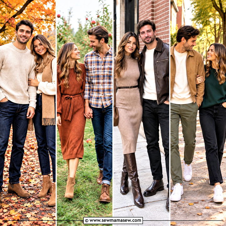 15 Fall Couple Pics Outfits for Sweet Golden Hour Memories