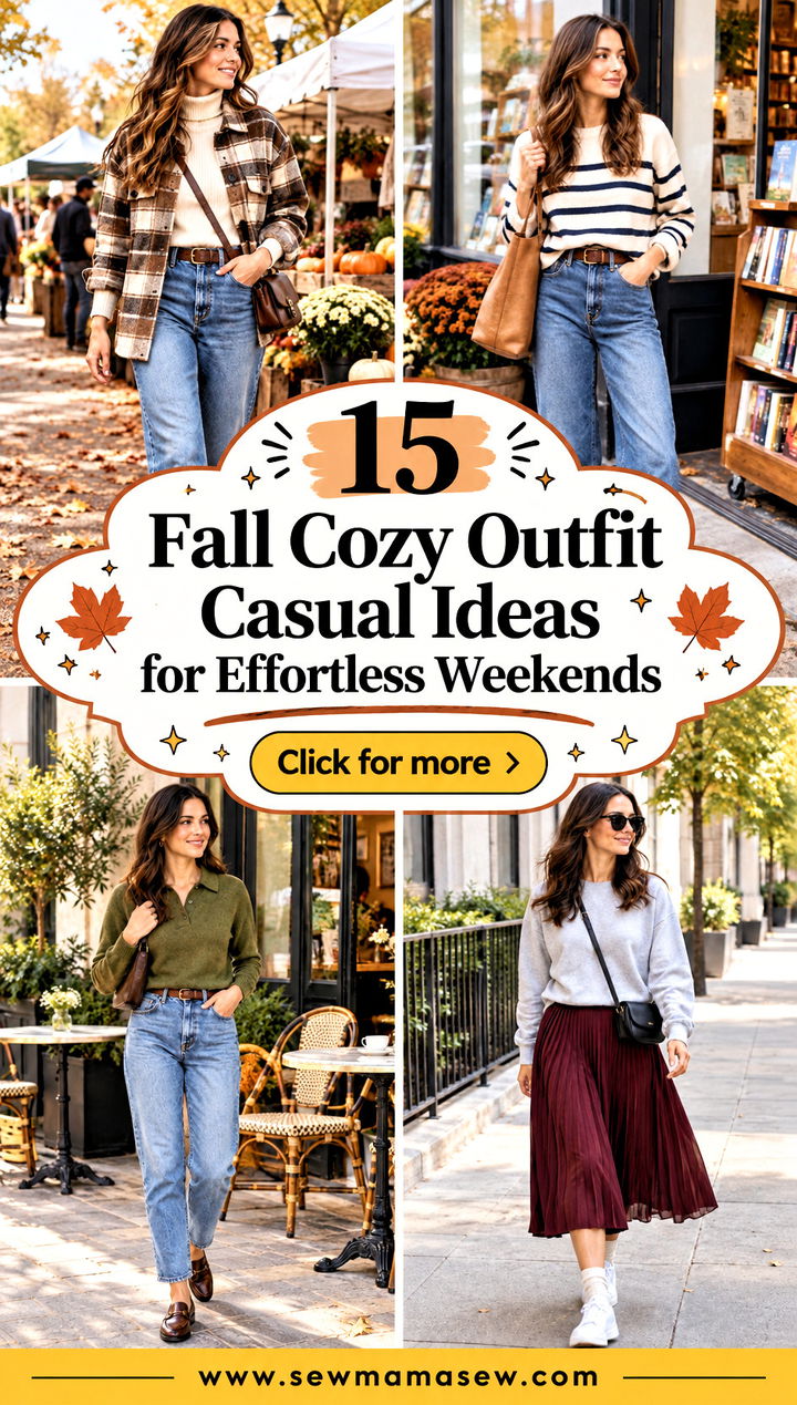 15 Fall Cozy Outfit Casual Ideas for Effortless Weekends - 15 Fall Cozy Outfit Casual Ideas for Effortless Weekends