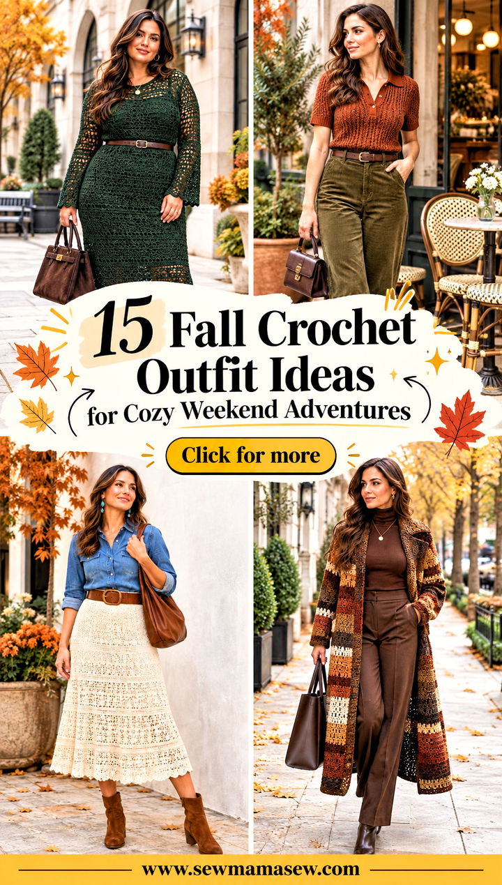 15 Fall Crochet Outfit Ideas for Cozy Weekend Adventures - 15 Fall Crochet Outfit Ideas for Cozy Weekend Adventures
