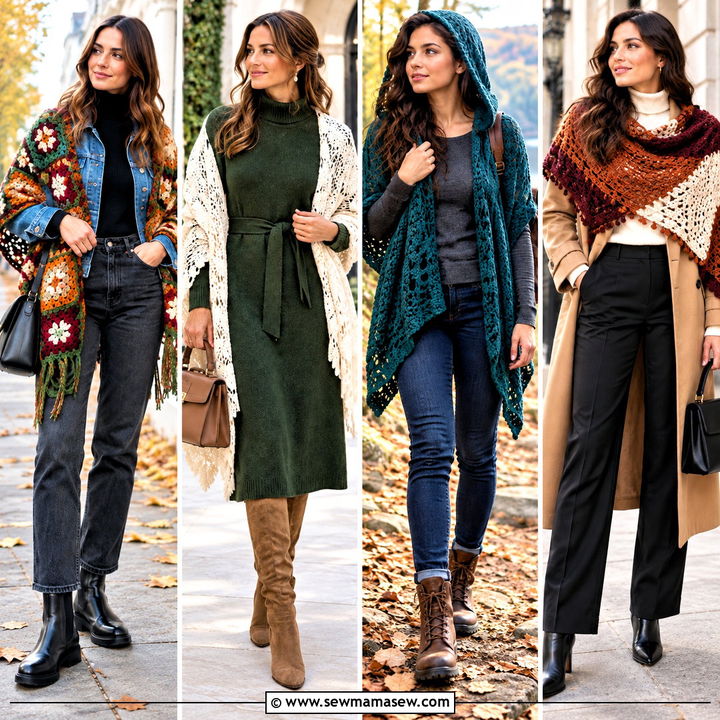 15 Fall Crochet Shawl Ideas for Beautiful Everyday Layers