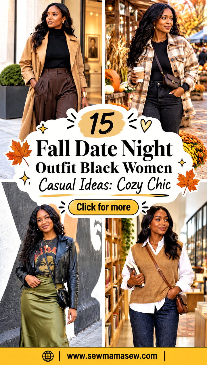 15 Fall Date Night Outfit Black Women Casual Ideas Cozy Chic - 15 Fall Date Night Outfit Black Women Casual Ideas: Cozy Chic