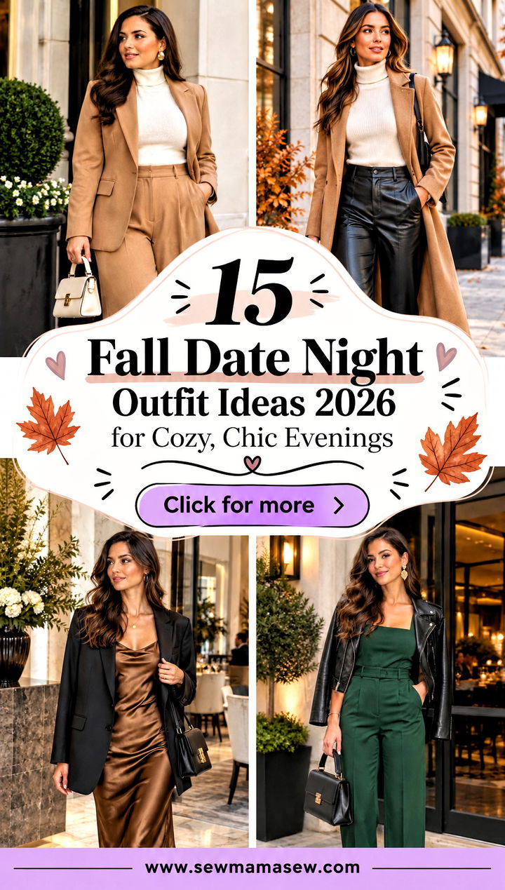 15 Fall Date Night Outfit Ideas 2026 for Cozy Chic Evenings - 15 Fall Date Night Outfit Ideas 2026 for Cozy, Chic Evenings