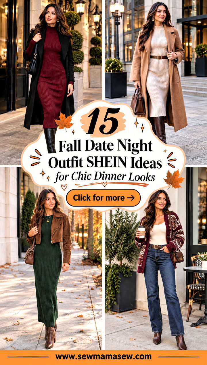 15 Fall Date Night Outfit SHEIN Ideas for Chic Dinner Looks - 15 Fall Date Night Outfit SHEIN Ideas for Chic Dinner Looks