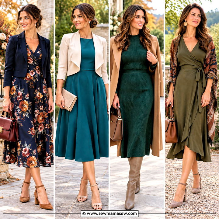 15 Fall Daytime Wedding Guest Outfit Ideas for Elegant Layers
