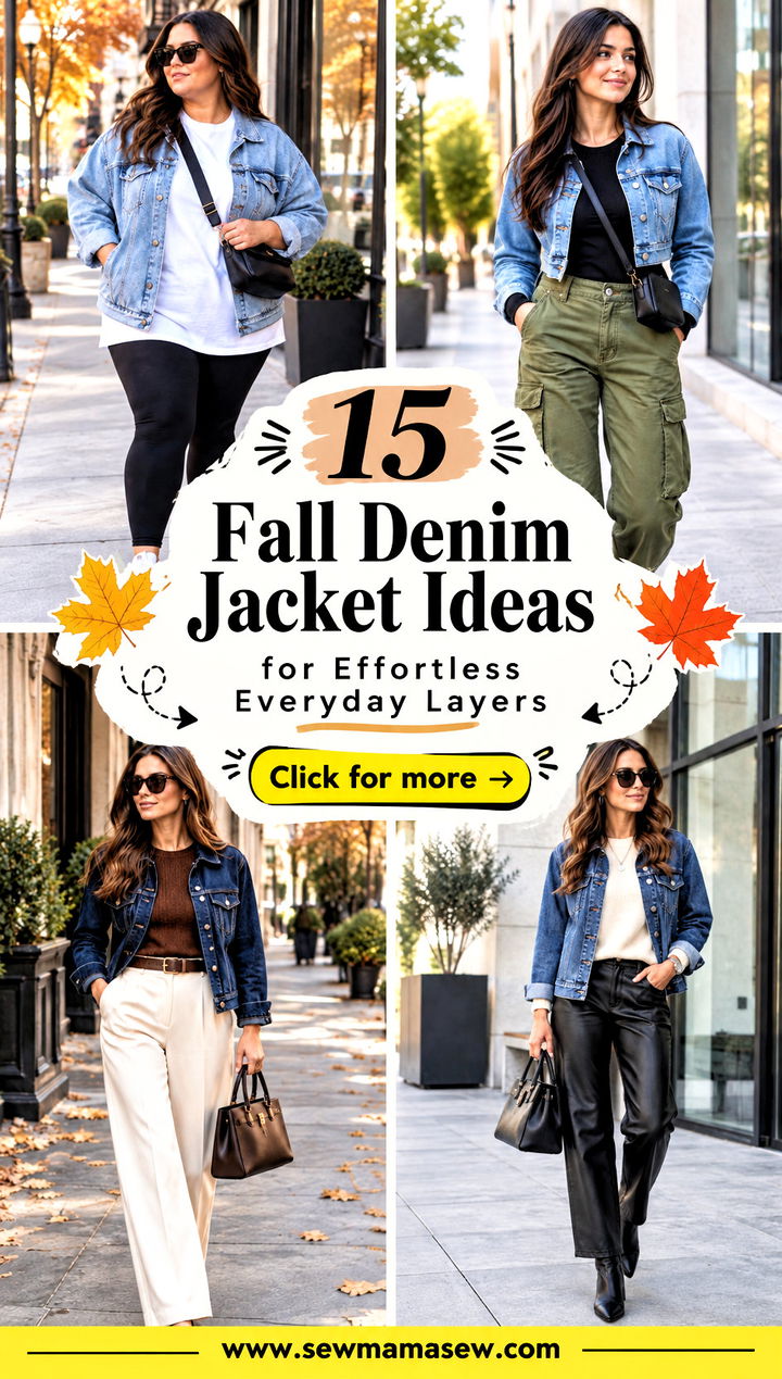 15 Fall Denim Jacket Ideas for Effortless Everyday Layers - 15 Fall Denim Jacket Ideas for Effortless Everyday Layers