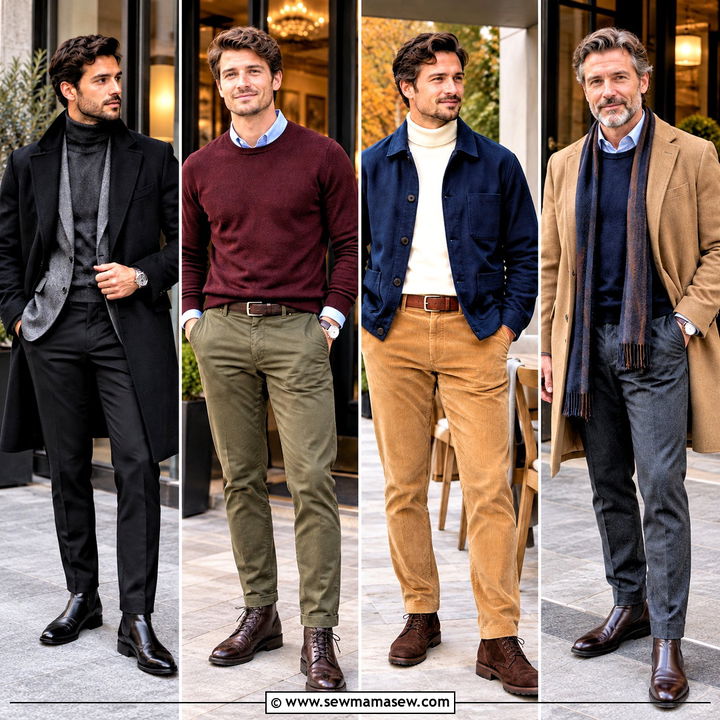 15 Fall Dinner Outfits for Men for Confident Evening Style