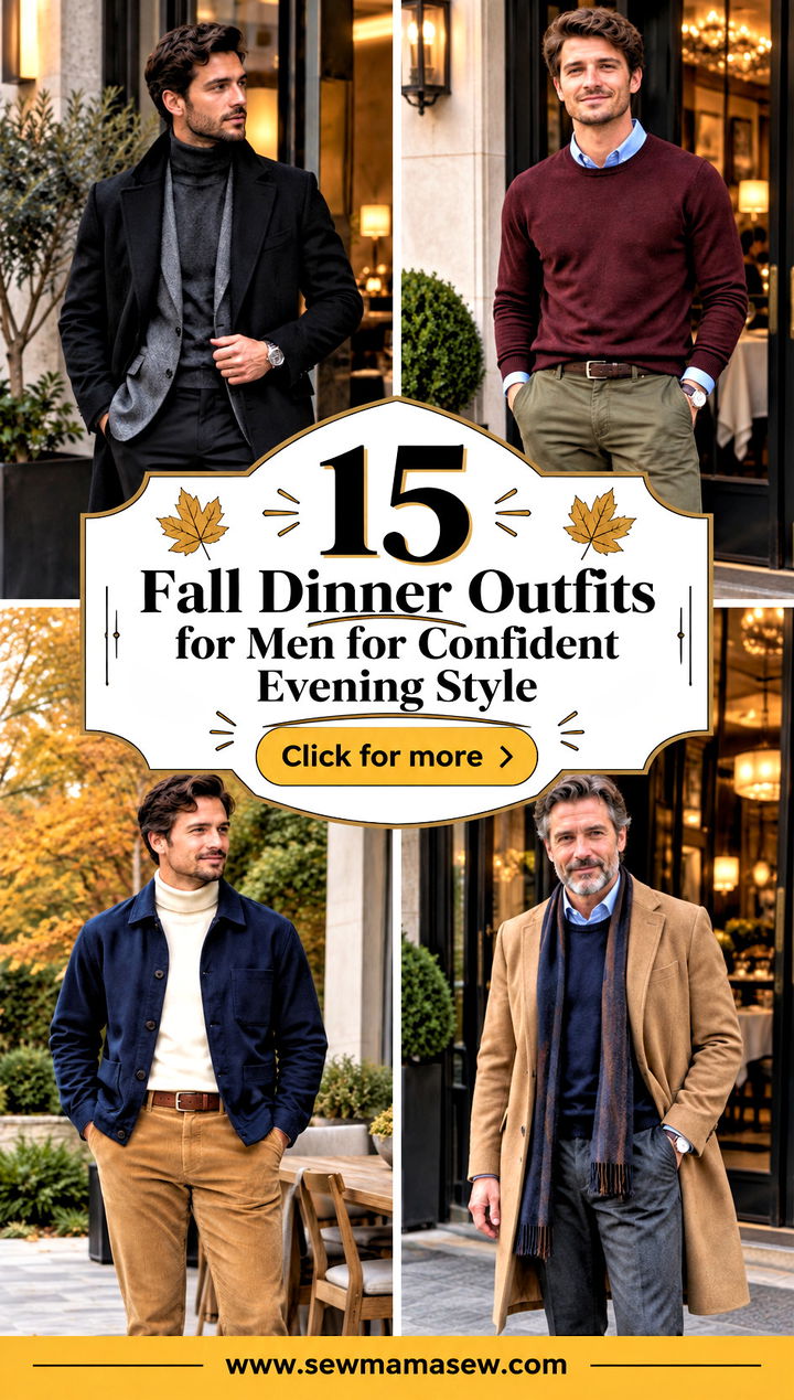 15 Fall Dinner Outfits for Men for Confident Evening Style - 15 Fall Dinner Outfits for Men for Confident Evening Style