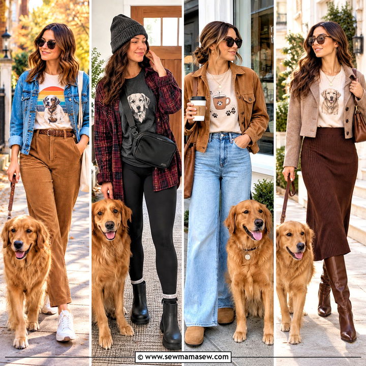 15 Fall Dog Mom Shirt Ideas for Cozy Walks With Your Pup