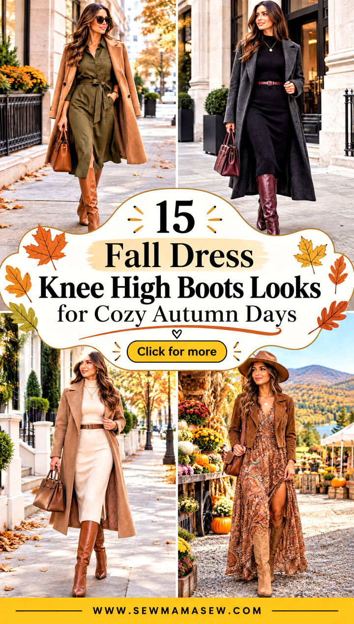 15 Fall Dress Knee High Boots Looks for Cozy Autumn Days - 15 Fall Dress Knee High Boots Looks for Cozy Autumn Days