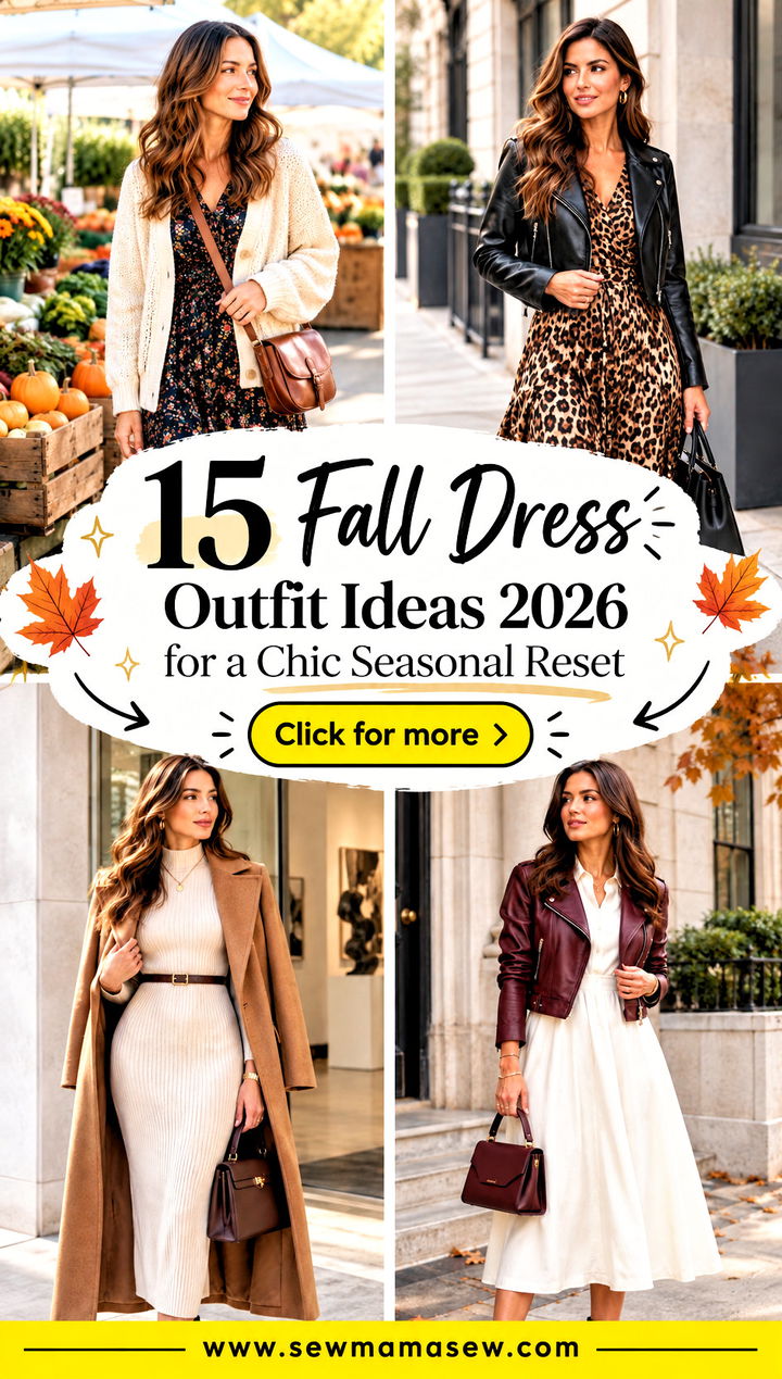 15 Fall Dress Outfit Ideas 2026 for a Chic Seasonal Reset - 15 Fall Dress Outfit Ideas 2026 for a Chic Seasonal Reset
