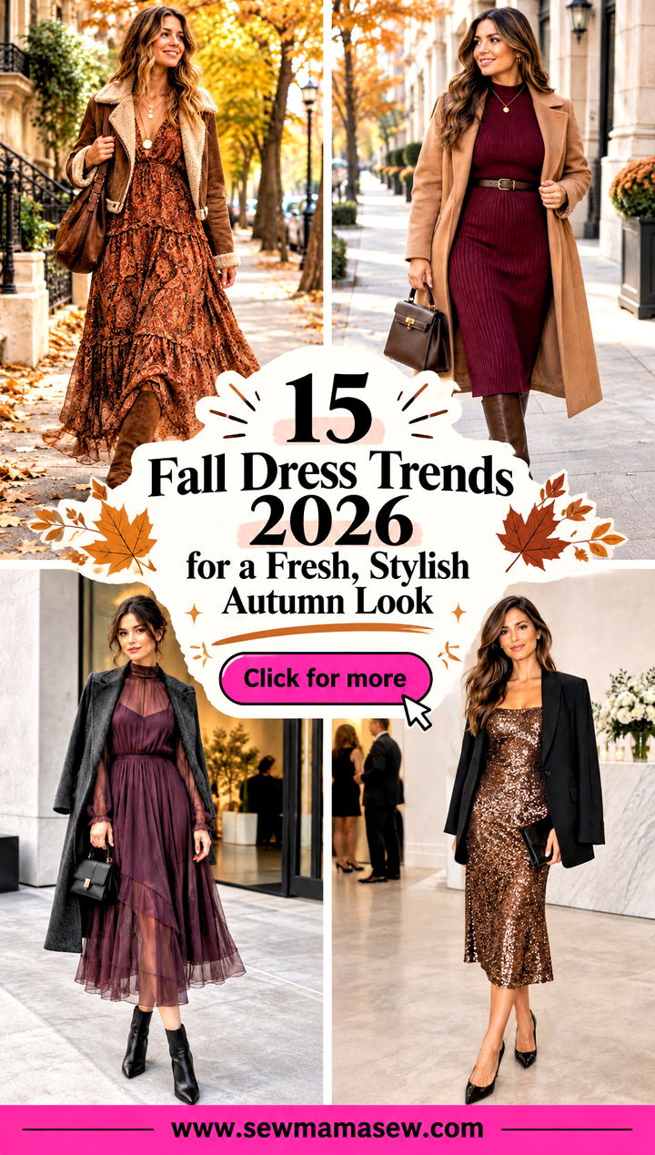 15 Fall Dress Trends 2026 for a Fresh Stylish Autumn Look - 15 Fall Dress Trends 2026 for a Fresh, Stylish Autumn Look