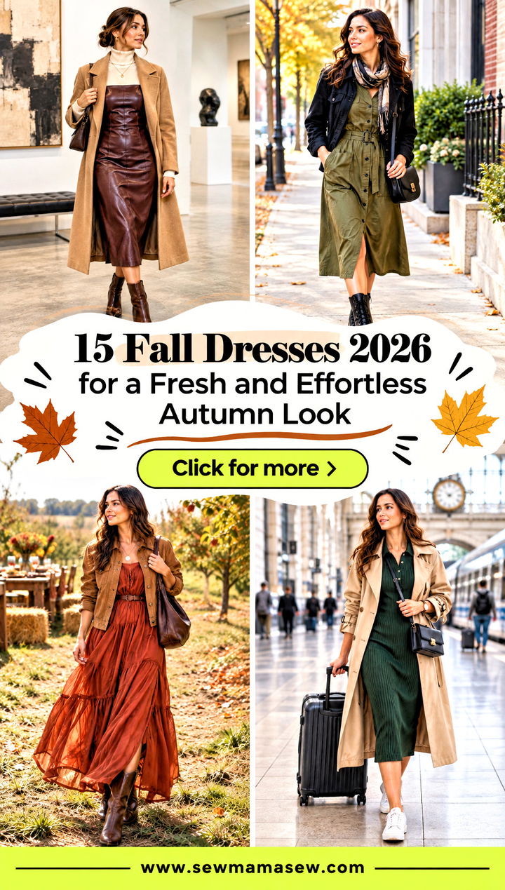 15 Fall Dresses 2026 for a Fresh and Effortless Autumn Look - 15 Fall Dresses 2026 for a Fresh and Effortless Autumn Look