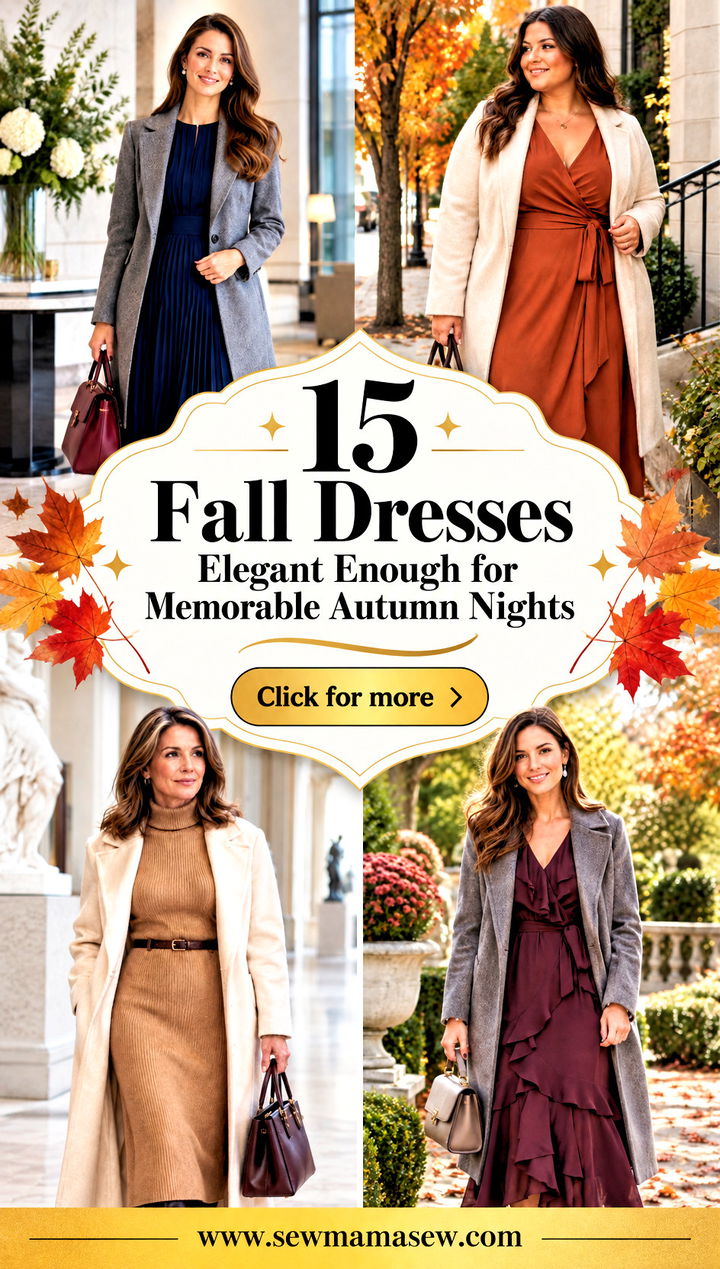 15 Fall Dresses Elegant Enough for Memorable Autumn Nights - 15 Fall Dresses Elegant Enough for Memorable Autumn Nights