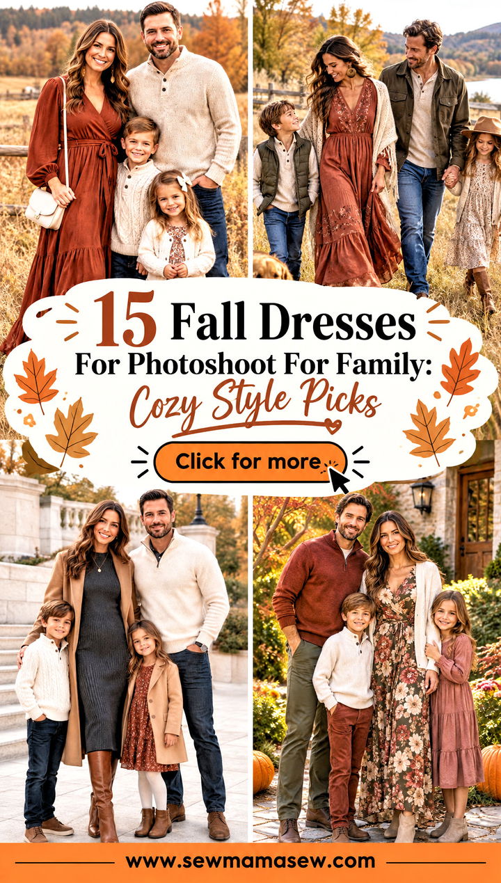 15 Fall Dresses For Photoshoot For Family Cozy Style Picks - 15 Fall Dresses For Photoshoot For Family: Cozy Style Picks