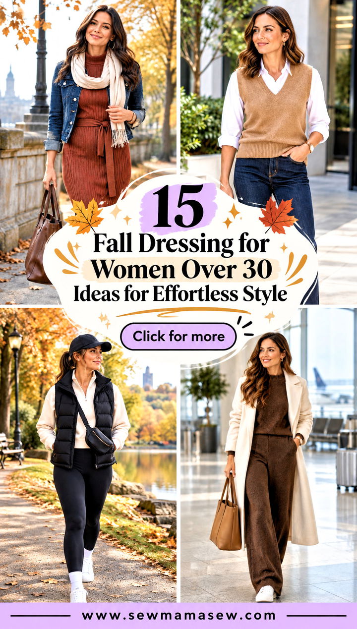 15 Fall Dressing for Women Over 30 Ideas for Effortless Style - 15 Fall Dressing for Women Over 30 Ideas for Effortless Style