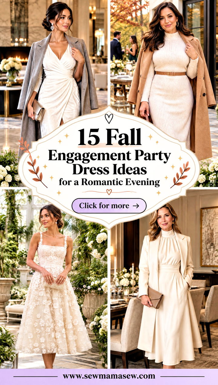 15 Fall Engagement Party Dress Ideas for a Romantic Evening - 15 Fall Engagement Party Dress Ideas for a Romantic Evening