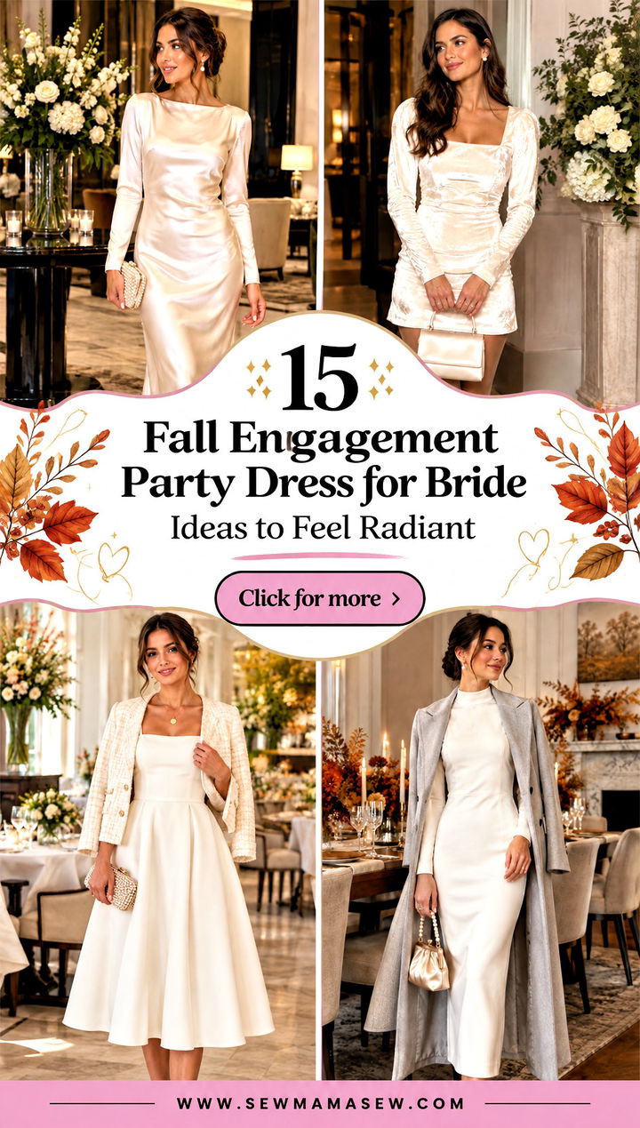 15 Fall Engagement Party Dress for Bride Ideas to Feel Radiant - 15 Fall Engagement Party Dress for Bride Ideas to Feel Radiant