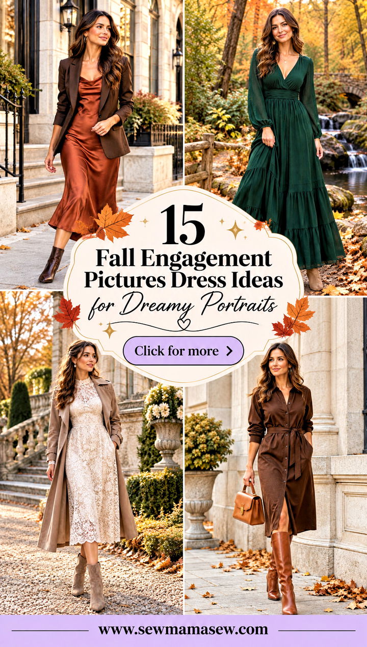 15 Fall Engagement Pictures Dress Ideas for Dreamy Portraits - 15 Fall Engagement Pictures Dress Ideas for Dreamy Portraits
