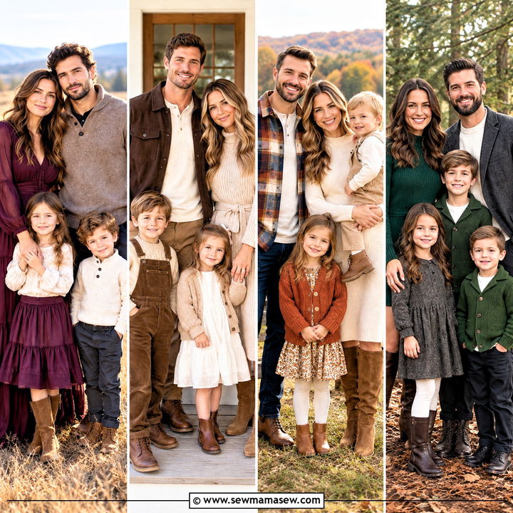 15 Fall Family Photo Outfit Ideas for Cozy Outdoor Shoots
