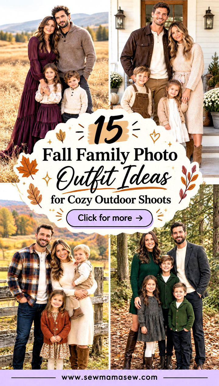 15 Fall Family Photo Outfit Ideas for Cozy Outdoor Shoots - 15 Fall Family Photo Outfit Ideas for Cozy Outdoor Shoots