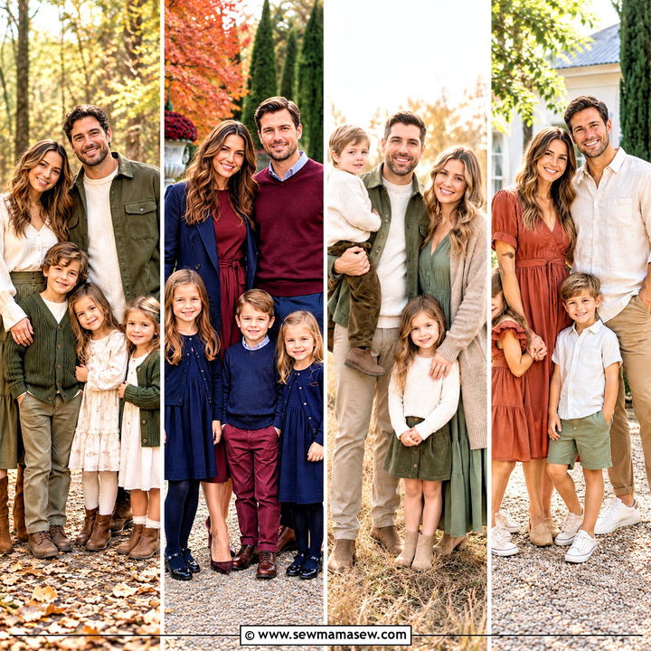 15 Fall Family Photo Outfit Inspiration Ideas for Cozy Shoots