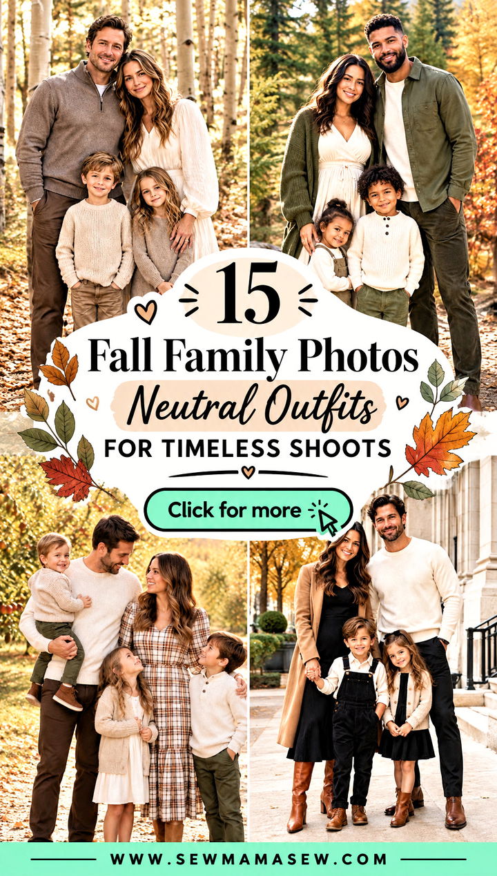 15 Fall Family Photos Neutral Outfits for Timeless Shoots - 15 Fall Family Photos Neutral Outfits for Timeless Shoots