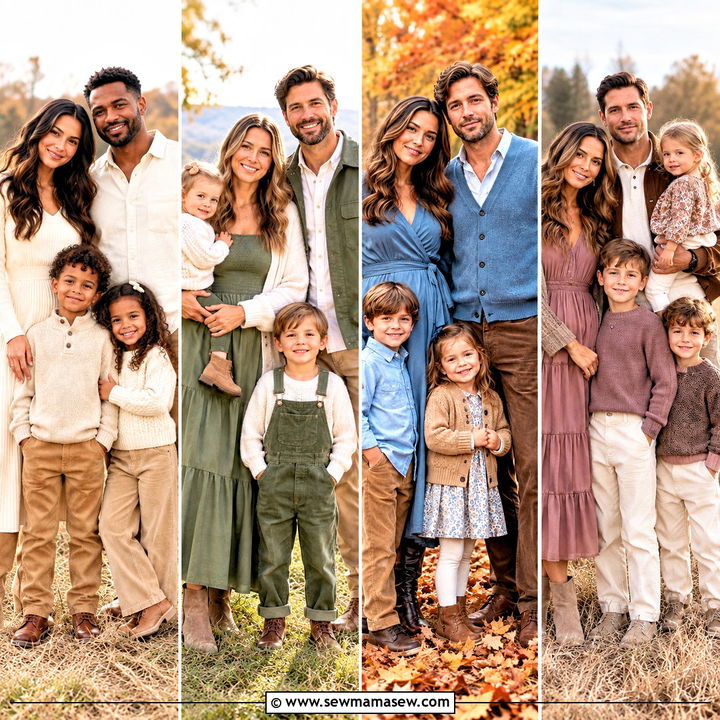 15 Fall Family Photos Outfit Ideas for Warm, Cozy Memories