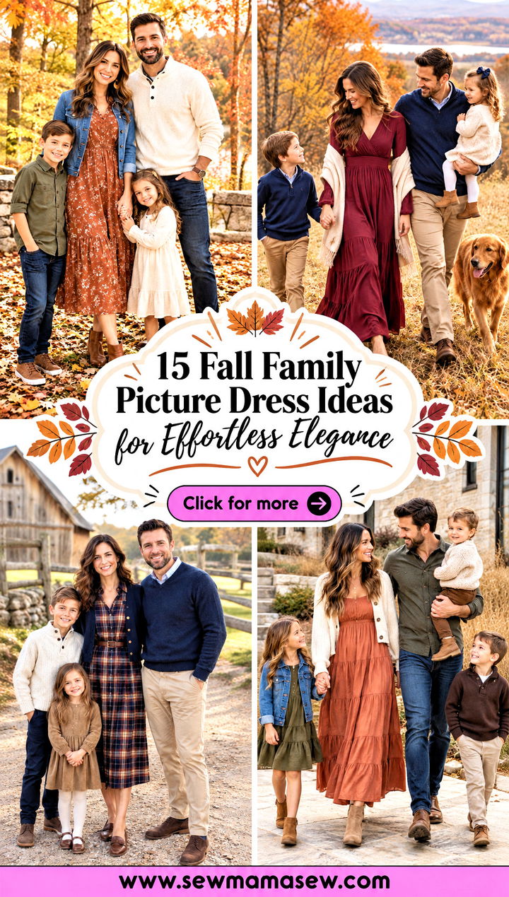15 Fall Family Picture Dress Ideas for Effortless Elegance - 15 Fall Family Picture Dress Ideas for Effortless Elegance