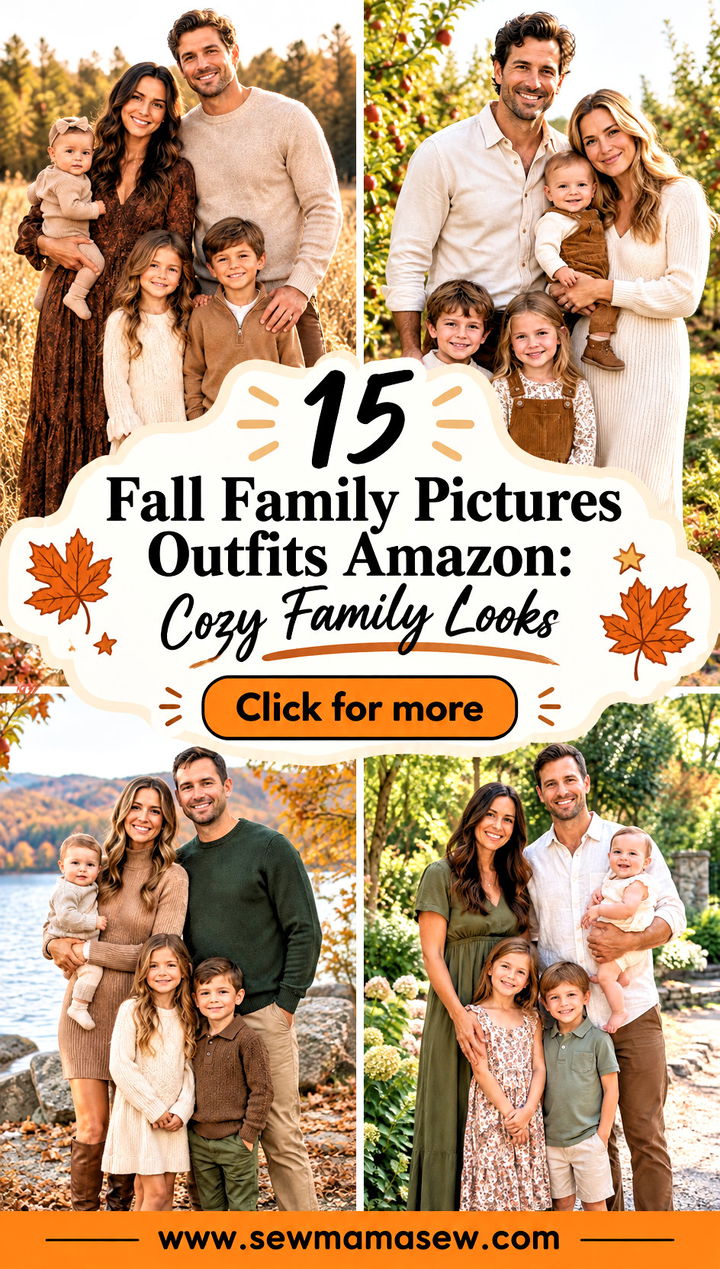 15 Fall Family Pictures Outfits Amazon Cozy Family Looks - 15 Fall Family Pictures Outfits Amazon: Cozy Family Looks