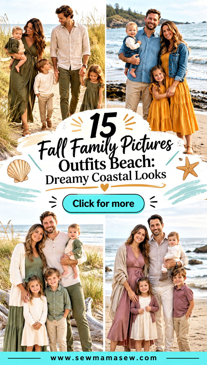 15 Fall Family Pictures Outfits Beach Dreamy Coastal Looks - 15 Fall Family Pictures Outfits Beach: Dreamy Coastal Looks