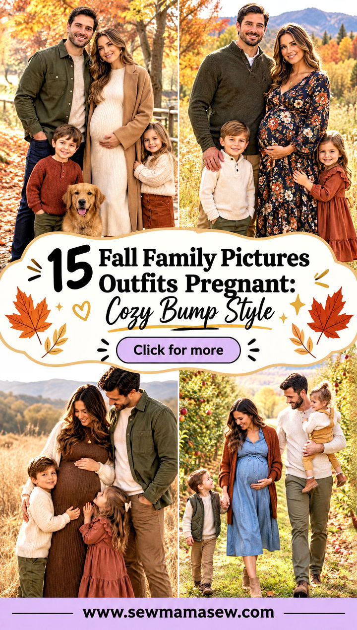 15 Fall Family Pictures Outfits Pregnant Cozy Bump Style - 15 Fall Family Pictures Outfits Pregnant: Cozy Bump Style