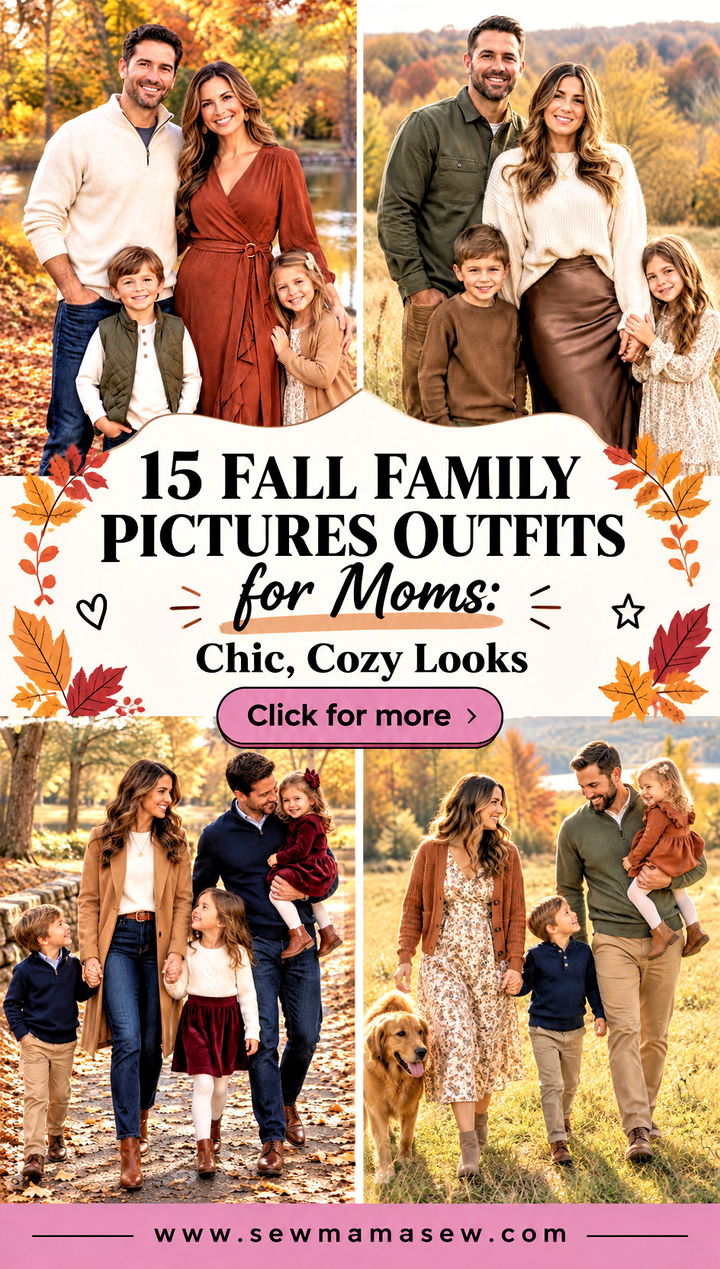 15 Fall Family Pictures Outfits for Moms Chic Cozy Looks - 15 Fall Family Pictures Outfits for Moms: Chic, Cozy Looks