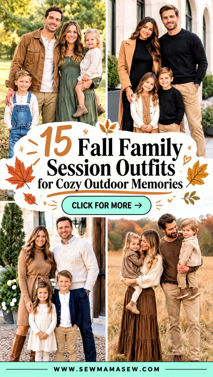 15 Fall Family Session Outfits for Cozy Outdoor Memories - 15 Fall Family Session Outfits for Cozy Outdoor Memories