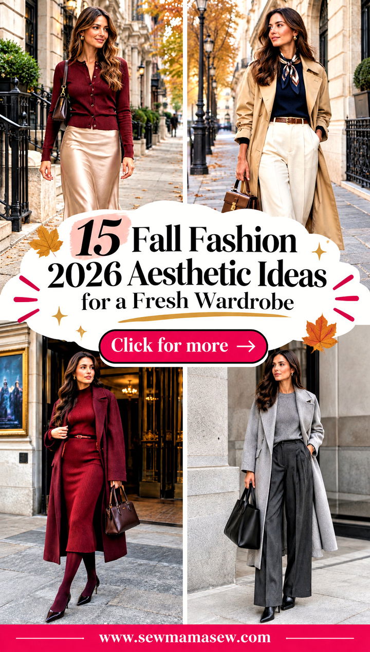 15 Fall Fashion 2026 Aesthetic Ideas for a Fresh Wardrobe - 15 Fall Fashion 2026 Aesthetic Ideas for a Fresh Wardrobe