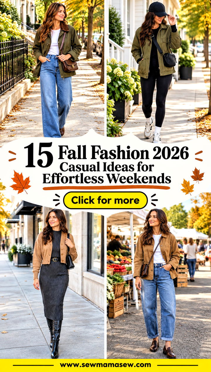 15 Fall Fashion 2026 Casual Ideas for Effortless Weekends - 15 Fall Fashion 2026 Casual Ideas for Effortless Weekends