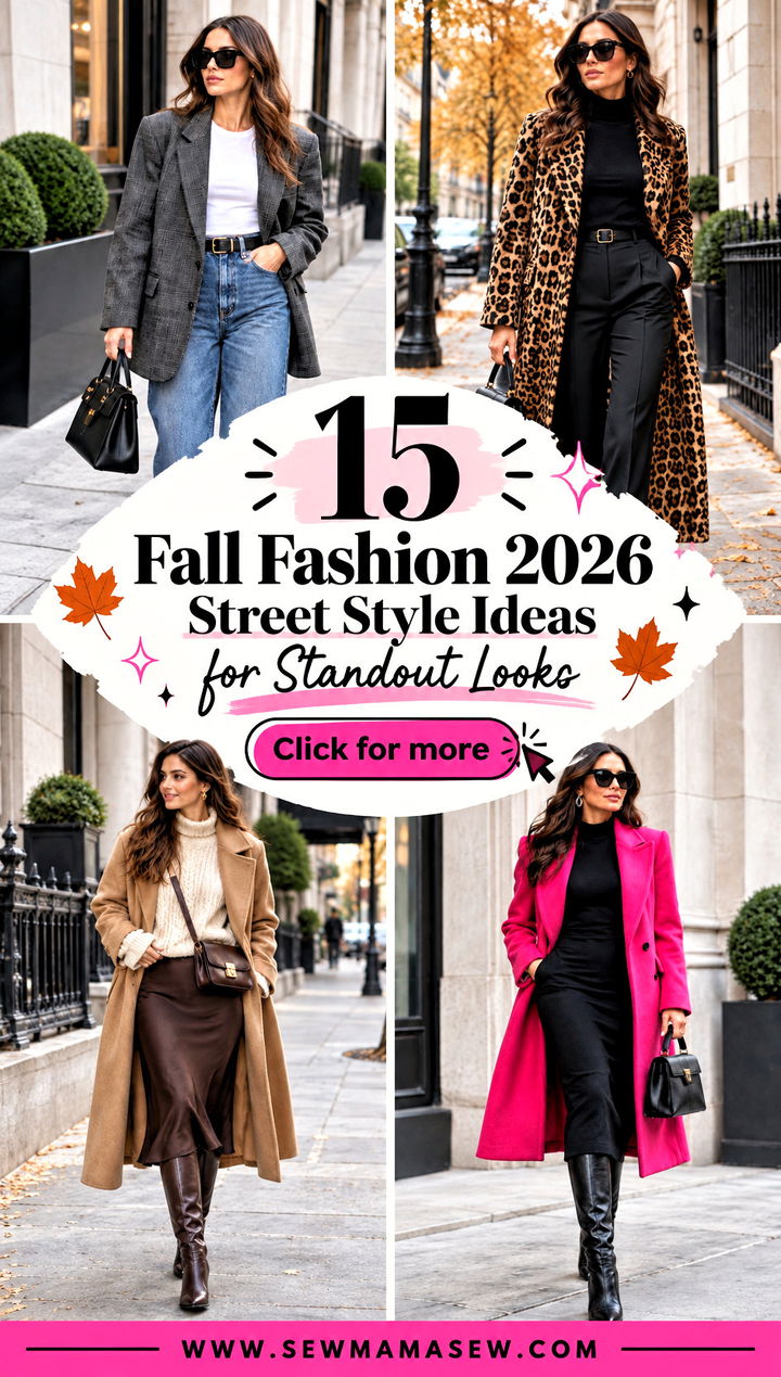 15 Fall Fashion 2026 Street Style Ideas for Standout Looks - 15 Fall Fashion 2026 Street Style Ideas for Standout Looks