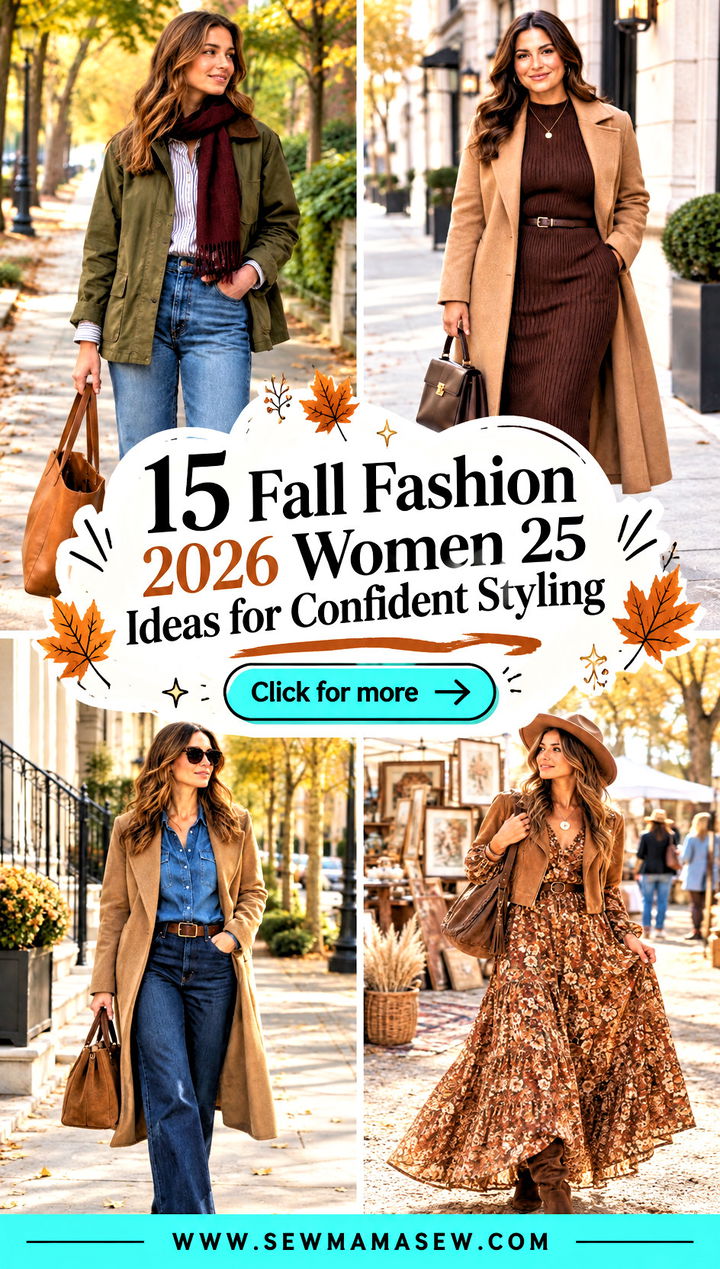 15 Fall Fashion 2026 Women 25 Ideas for Confident Styling - 15 Fall Fashion 2026 Women 25 Ideas for Confident Styling