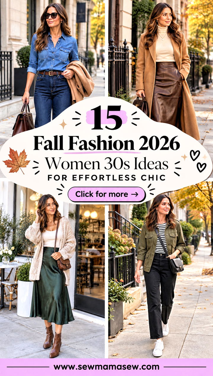 15 Fall Fashion 2026 Women 30s Ideas for Effortless Chic - 15 Fall Fashion 2026 Women 30s Ideas for Effortless Chic